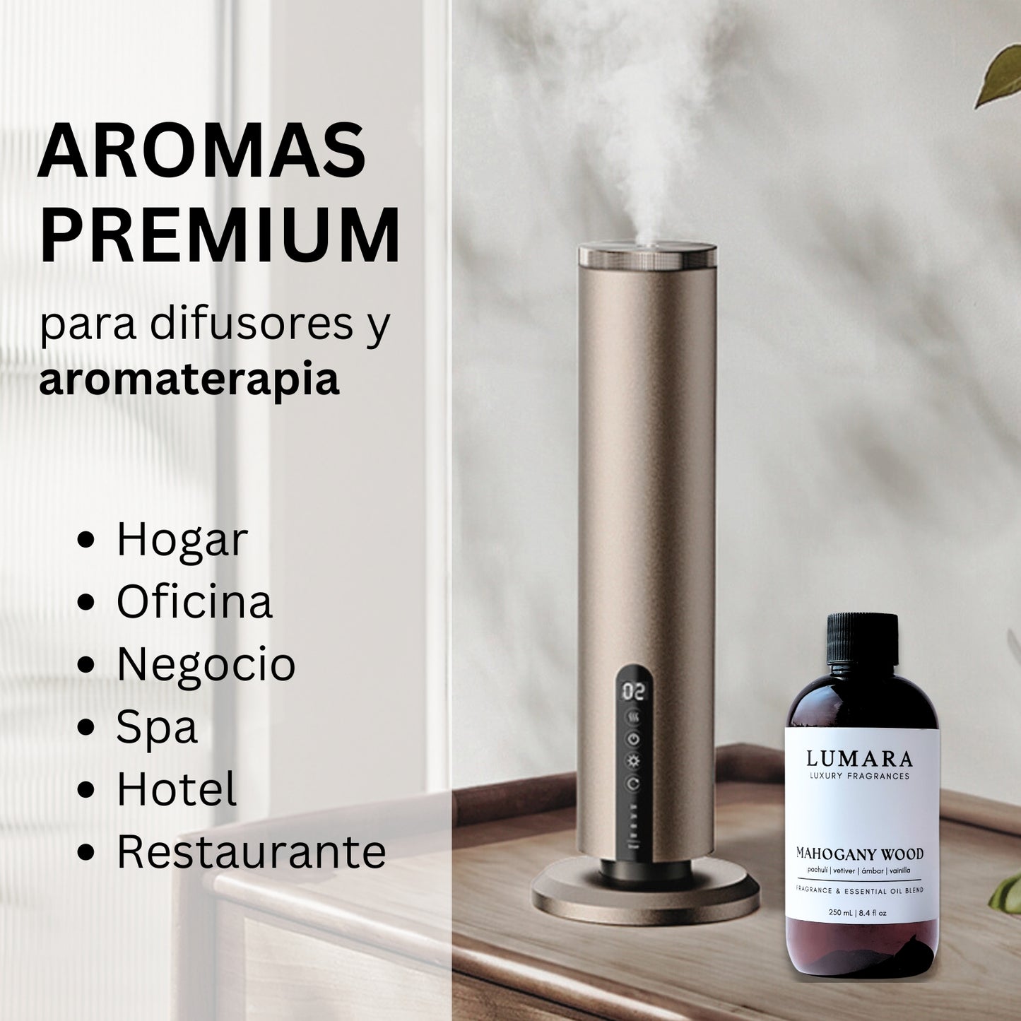 Mahogany Wood Fragrance Oil- Inspirado en Hotel The Lodge Mallorca